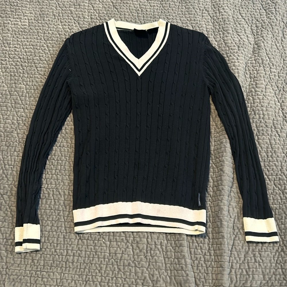 Men’s Armani exchange, small, long sleeve shirt.